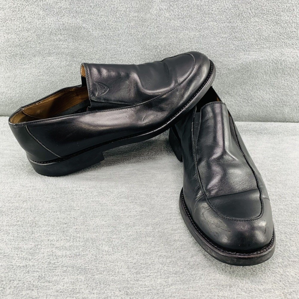 MICHAEL TOSCHI Men's Size 11 CIS Carbonite Casual Leather Black Dress Shoes  B12